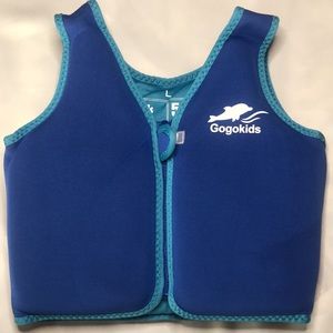Kids Blue and Teal Colored Life Vest, Nwot